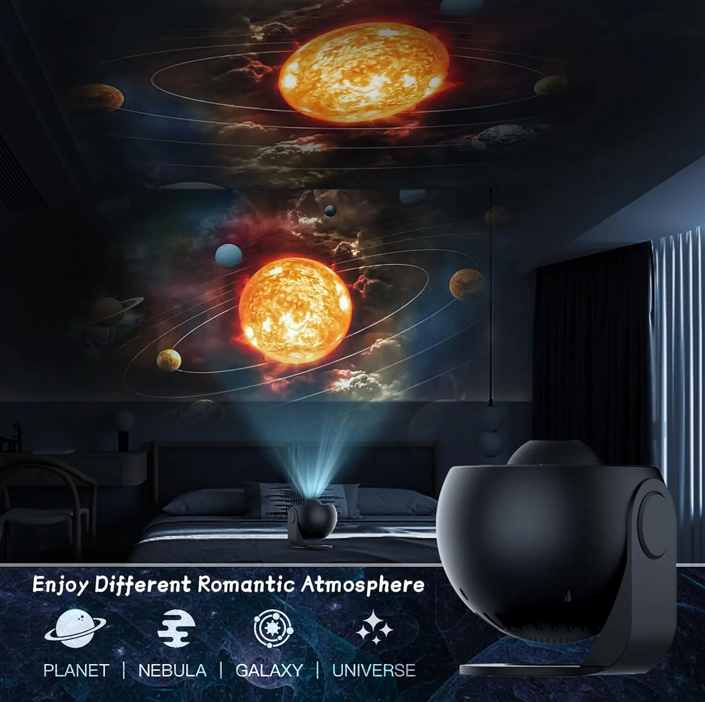 Proyector de cielo estrellado