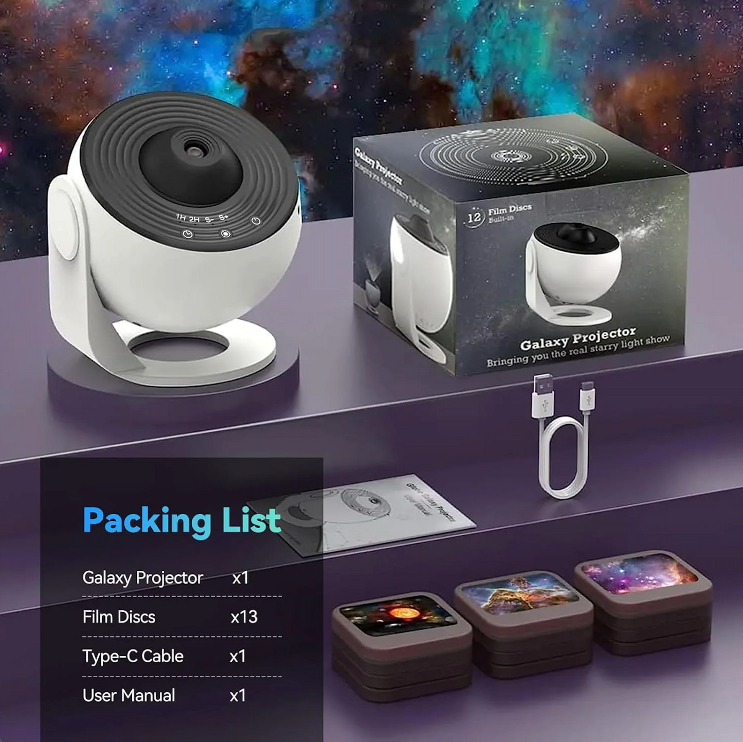 Proyector de cielo estrellado