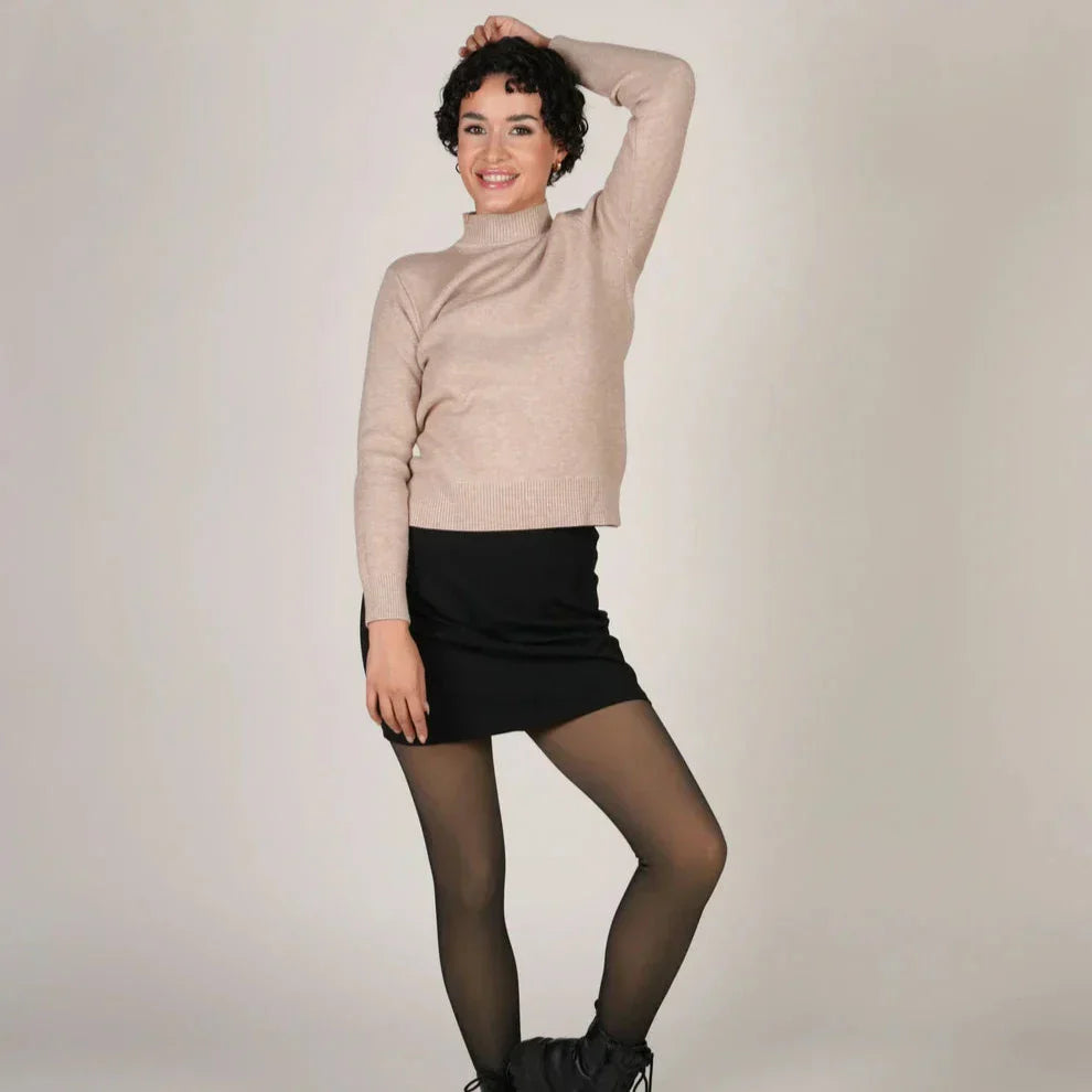 Den transparente fleece-strømpen
