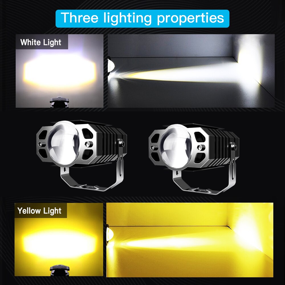 Éclairage LED Haute Performance pour Motos et Véhicules 4 roues