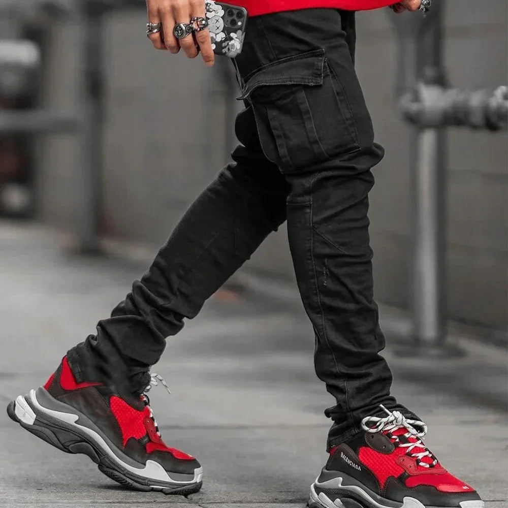 Duval | Jean cargo multi-poches