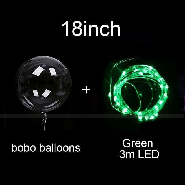 بالونات LED قابلة لإعادة الاستخدام لإضاءة حفلاتك (X10)