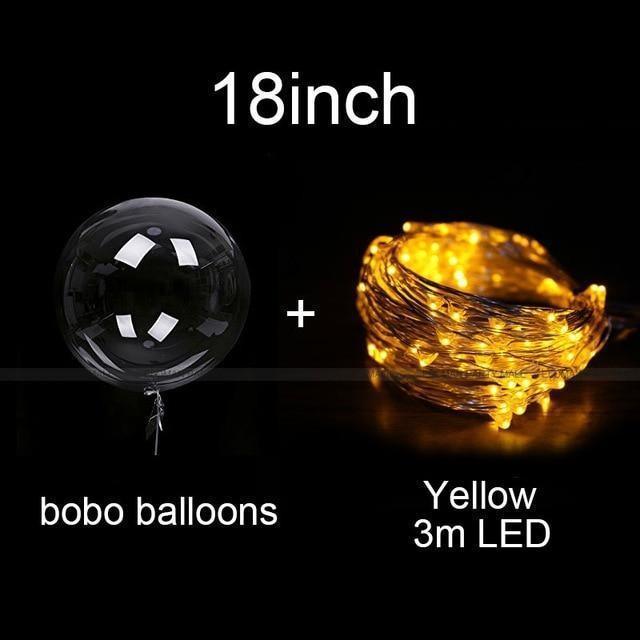 بالونات LED قابلة لإعادة الاستخدام لإضاءة حفلاتك (X10)